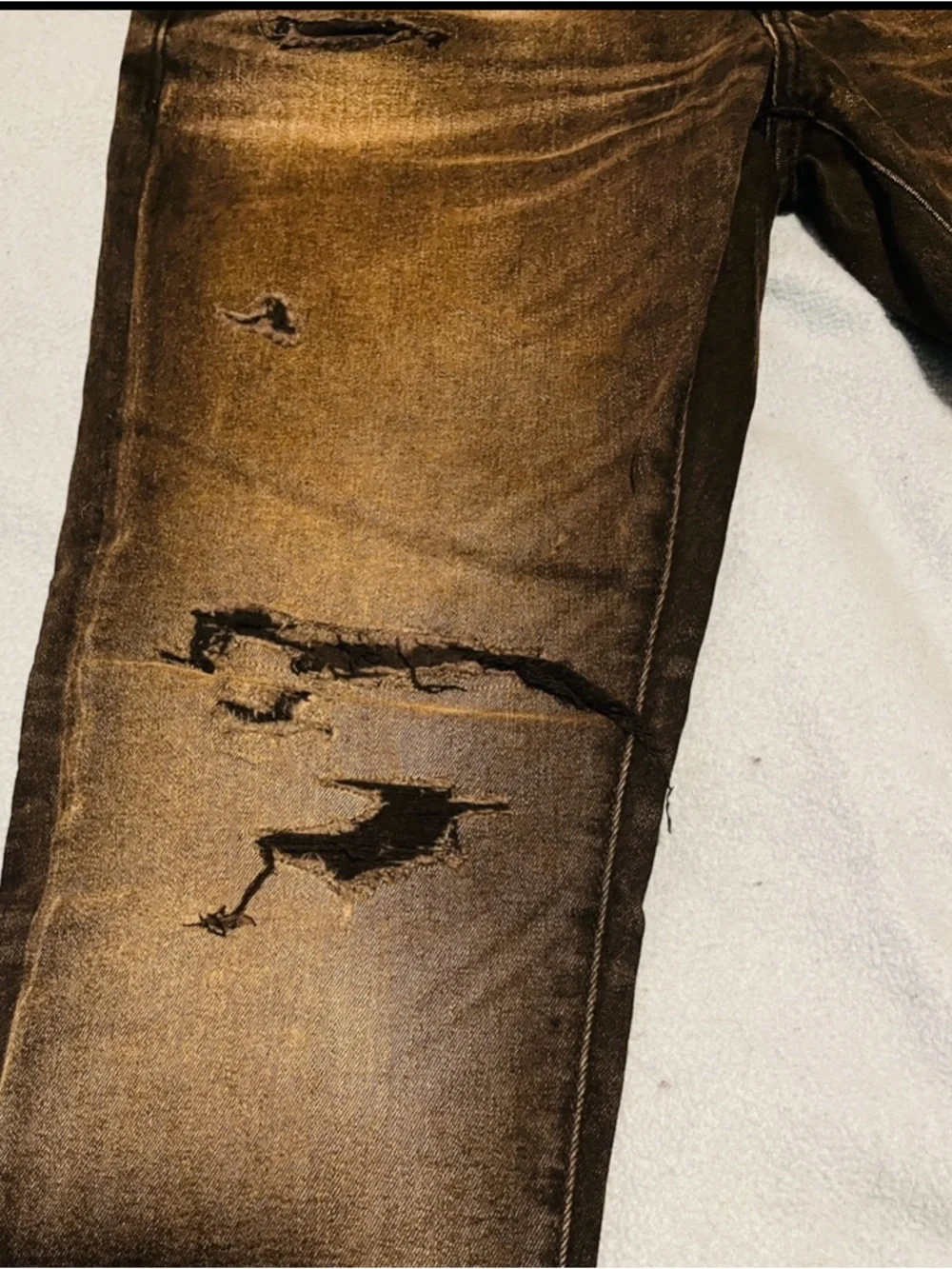Jordan Craig NWT Men's Copper Black Jeans with Fade